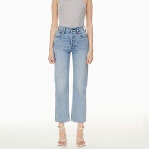 Aritzia Arlo High Rise Straight Jean, Size 24, NWT